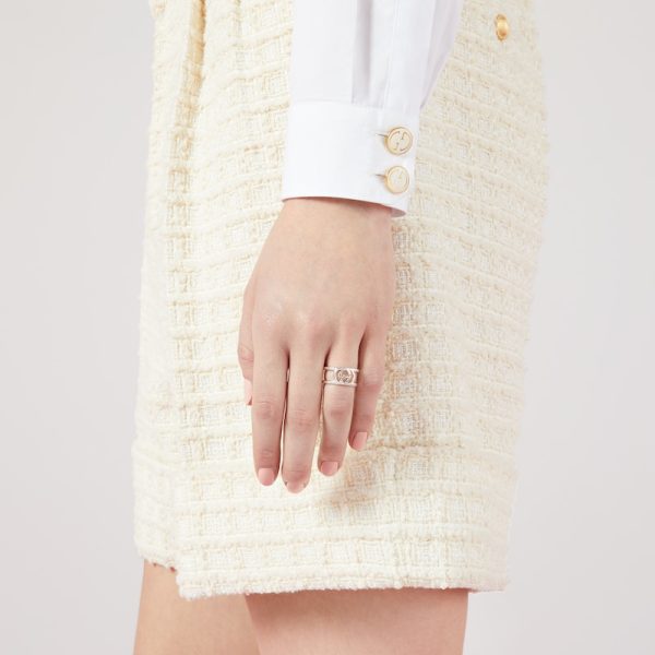 GUCCI INTERLOCKING WIDE OPEN BAND - Image 3