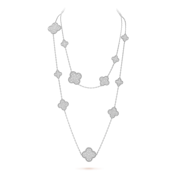 Van Cleef & Arpels Magic Alhambra long necklace, 16 motifs