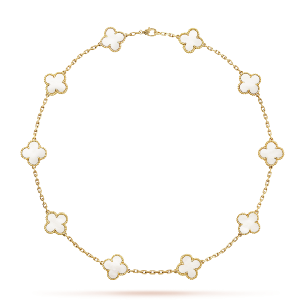 Van Cleef & Arpels Vintage Alhambra necklace, 10 motifs