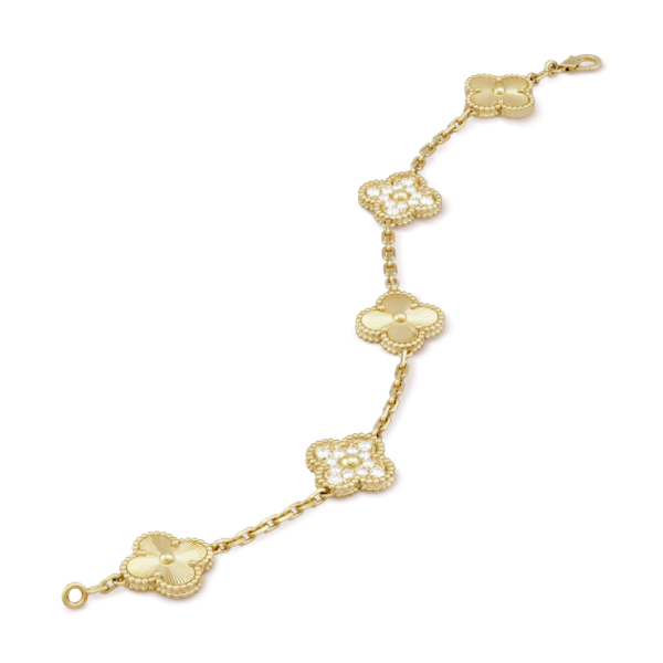 Van Cleef & Arpels Vintage Alhambra bracelet, 5 motifs - Image 2