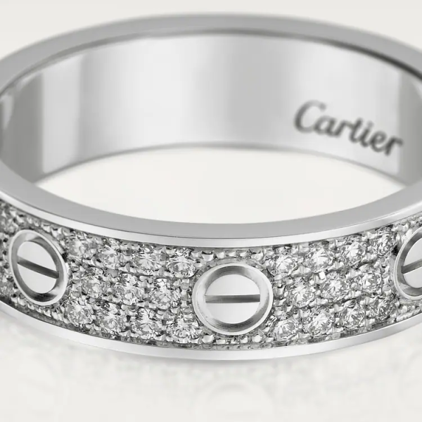 CARTIER LOVE WEDDING BAND, DIAMOND-PAVED - Image 5