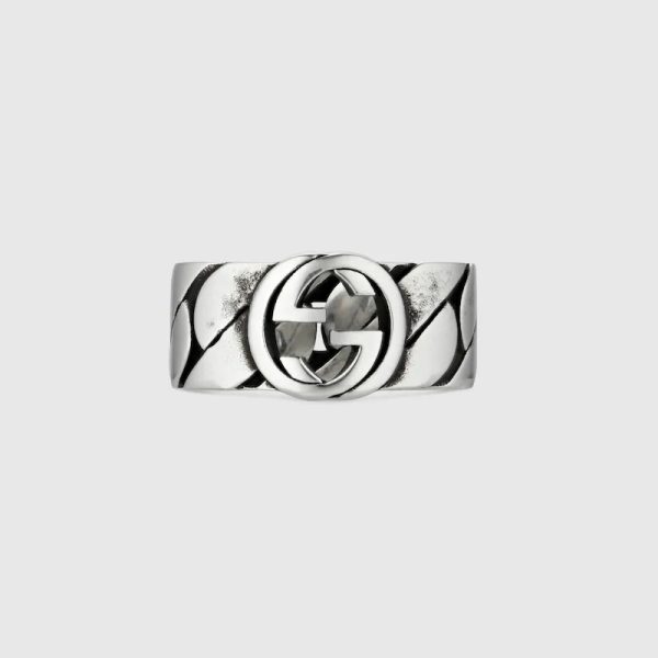 GUCCI INTERLOCKING RING - Image 2