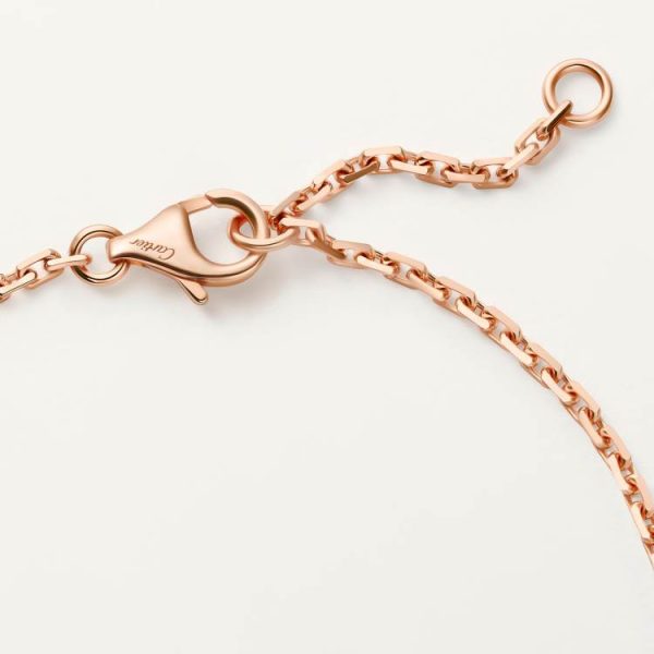CARTIER LOVE BRACELET, HALF-PAVED WITH DIAMONDS 18K ROSE GOLD - Image 3