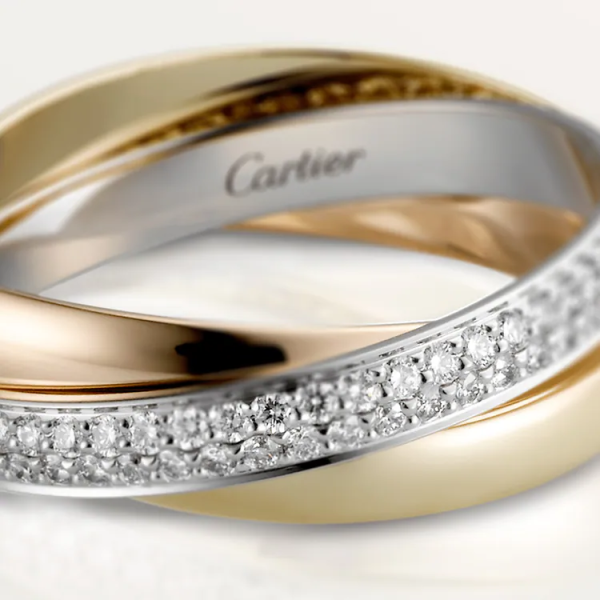 CARTIER TRINITY RING, SMALL MODEL - Image 2