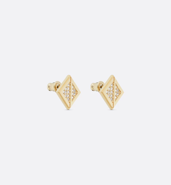 DIOR CD Diamond Earrings