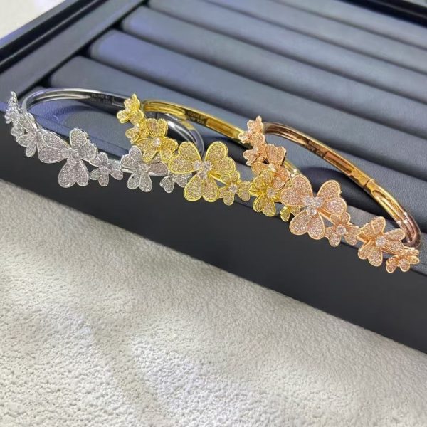 Van Cleef & Arpels Frivole bracelet, 7 flowers, medium model - Image 3