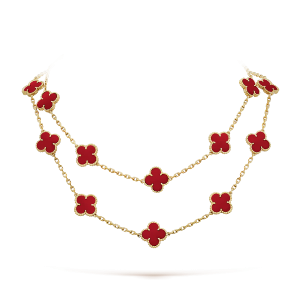 Van Cleef & Arpels Vintage Alhambra long necklace, 20 motifs
