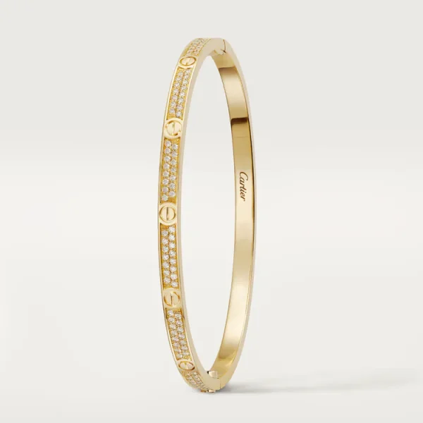 CARTIER LOVE BRACELET, SMALL MODEL, PAVED - Image 2