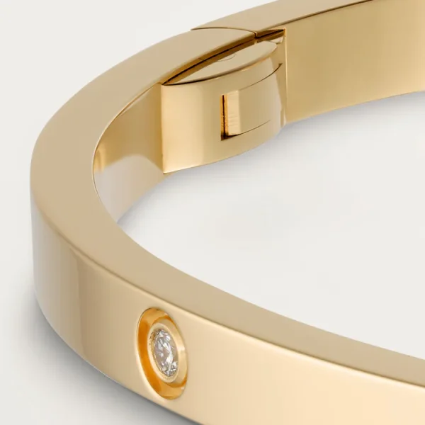 CARTIER LOVE BRACELET, SMALL MODEL, 10 DIAMONDS - Image 3