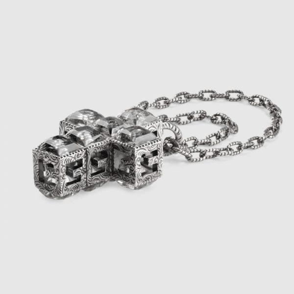 GUCCI NECKLACE WITH G QUADRO - Image 2