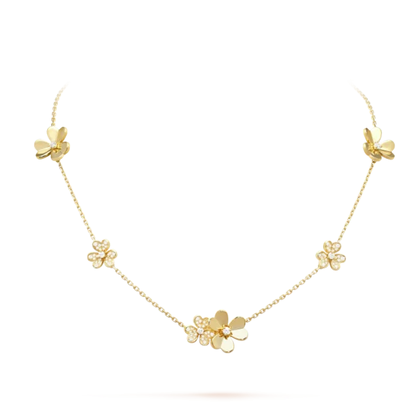 Van Cleef & Arpels Frivole necklace, 9 flowers - Image 3