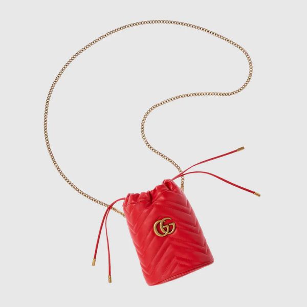 GUCCI MARMONT MATELASSE MINI BUCKET BAG - Image 3