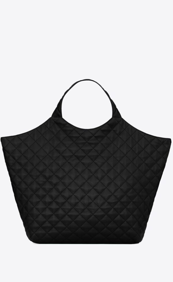 SAINT LAURENT ICARE MAXI SHOPPING BAG IN QUILTED LAMBSKIN - Image 7