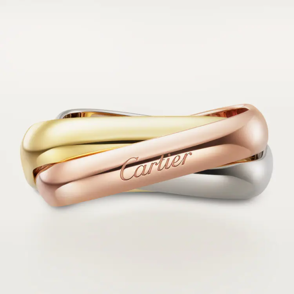 CARTIER TRINITY CUSHION RING, MEDIUM MODEL - Image 2