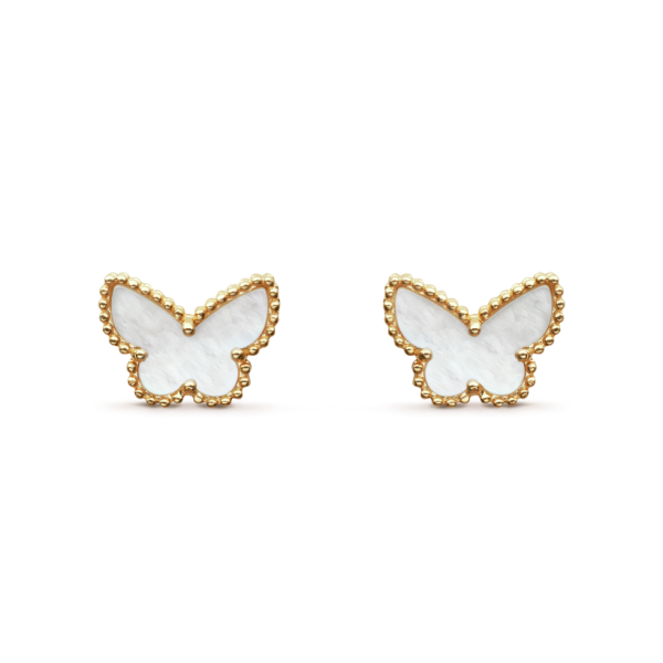 Van Cleef & Arpels Sweet Alhambra butterfly earstuds