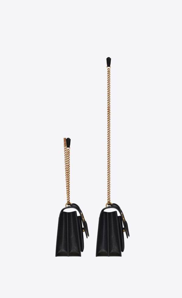 SAINT LAURENT SUNSET MEDIUM IN COATED-BARK LEATHER - Image 6