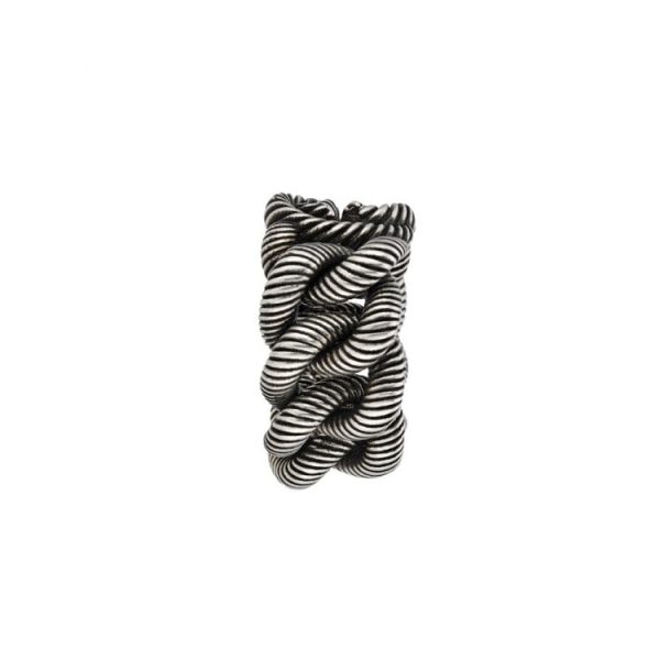GUCCI SILVER RING WITH INTERLOCKING G - Image 3
