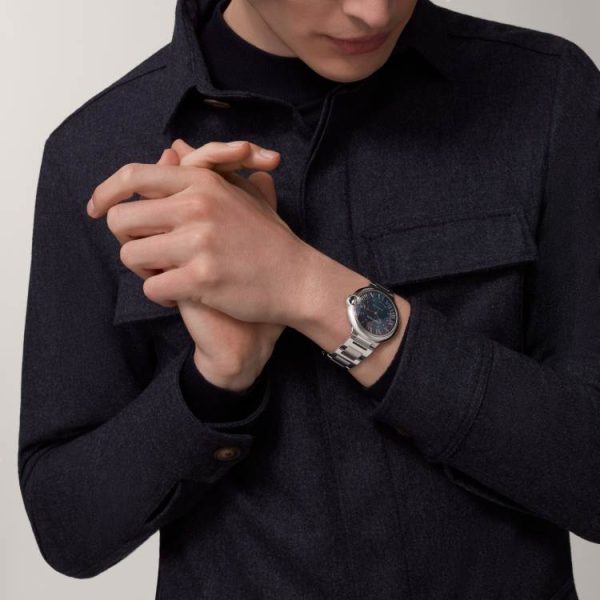 CARTIER 40 MM BLUE BALLOON WATCH - Image 8
