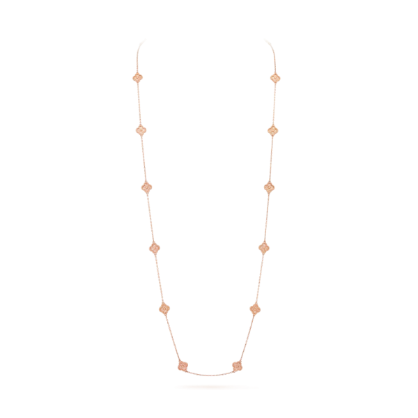 Van Cleef & Arpels Sweet Alhambra long necklace, 16 motifs - Image 2