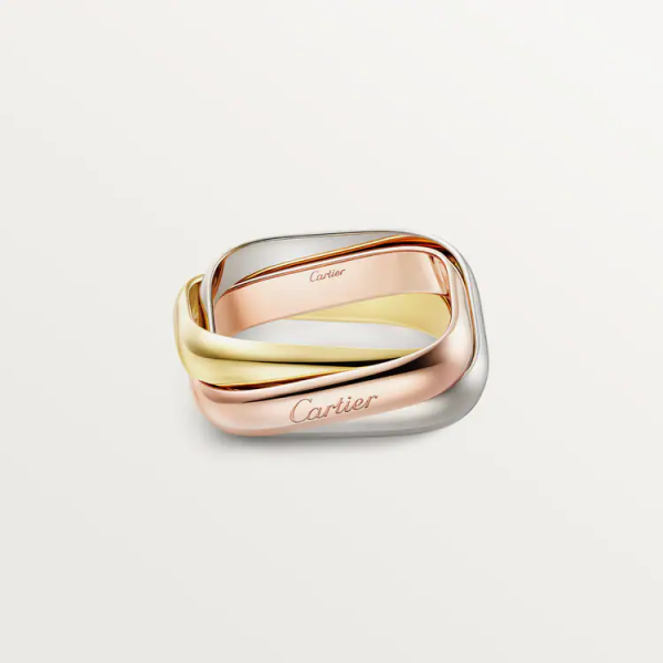 CARTIER TRINITY CUSHION RING, MEDIUM MODEL