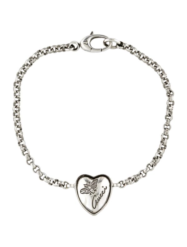GUCCI Flora Heart Station Bracelet