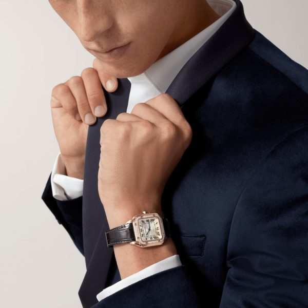 CARTIER SANTOS DE  WATCH MEDIUM MODEL - Image 9