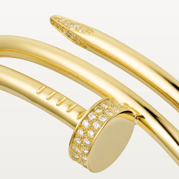 CARTIER Juste Un Clou Diamond Yellow Gold Bracelet - Image 2
