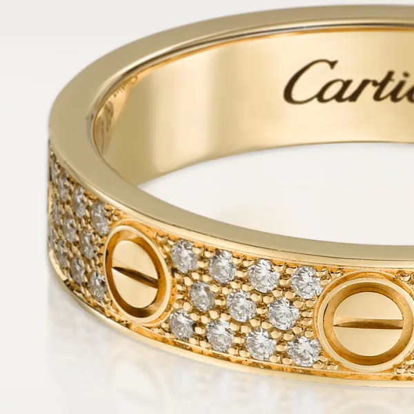 CARTIER LOVE WEDDING BAND, DIAMOND-PAVED - Image 4