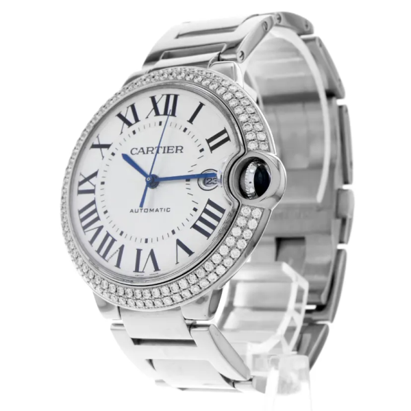 CARTIER 42MM  Ballon Bleu White Gold with Diamonds - Image 2