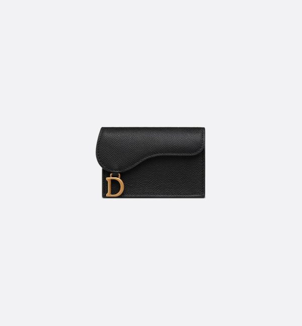 DIOR Saddle Bloom Card Holder