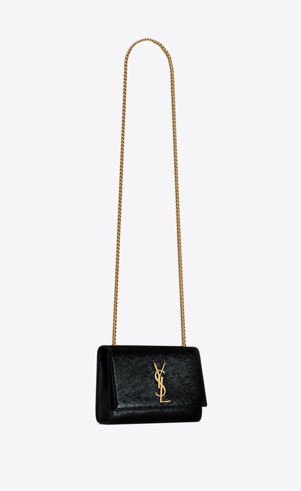 SAINT LAURENT KATE SMALL IN SHINY GRAINED LEATHER - Image 5