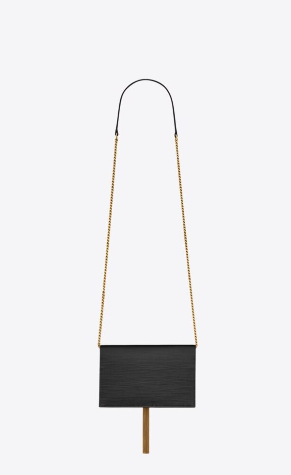 SAINT LAURENT SATIN KATE CHAIN WALLET - Image 4