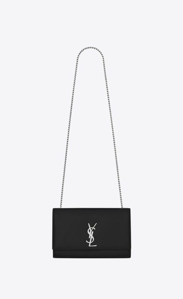 SAINT LAURENT KATE MEDIUM IN GRAIN DE POUDRE EMBOSSED LEATHER