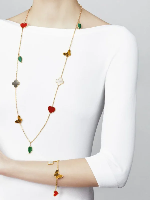 Van Cleef & Arpels Lucky Alhambra long necklace, 12 motifs - Image 2
