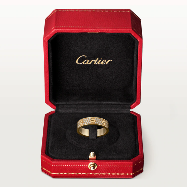CARTIER LOVE WEDDING BAND, DIAMOND-PAVED - Image 6