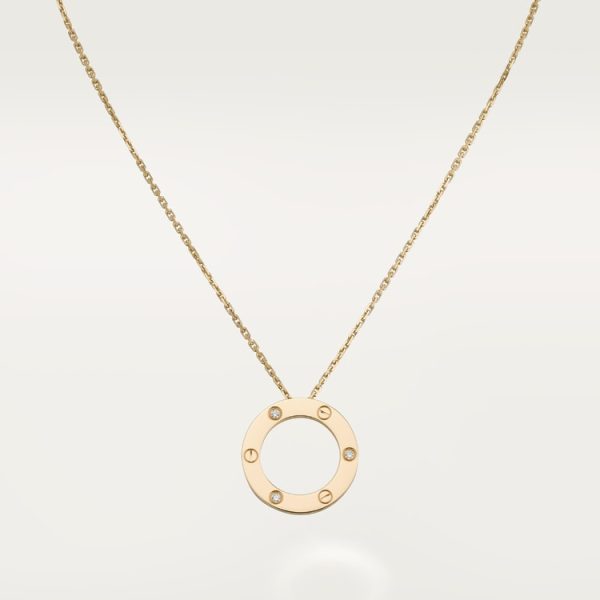 CARTIER LOVE NECKLACE, 3 DIAMONDS