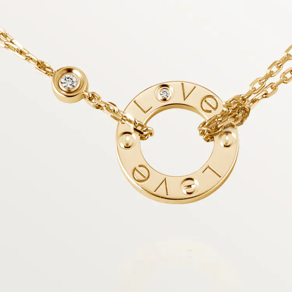 CARTIER LOVE NECKLACE, 2 DIAMONDS