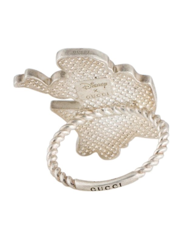 GUCCI Enamel Donald Duck Cocktail Ring - Image 4