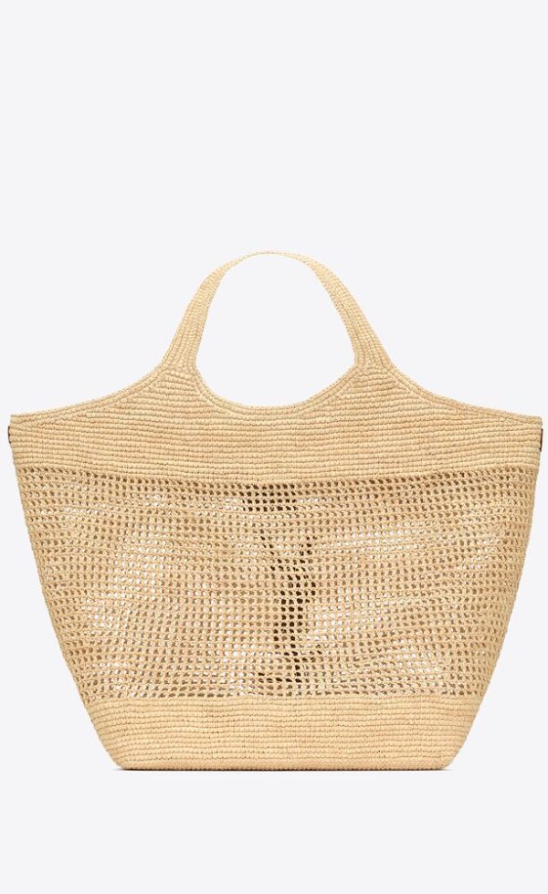 SAINT LAURENT ICARE IN RAFFIA - Image 2