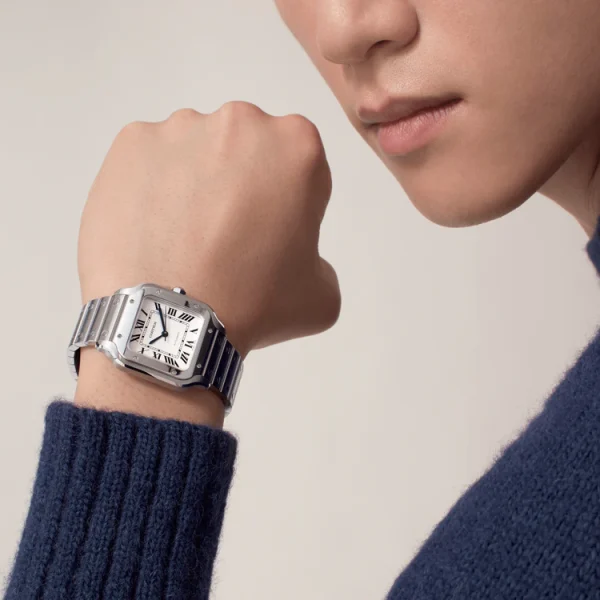 CARTIER SANTOS DE  WATCH MEDIUM MODEL - Image 7