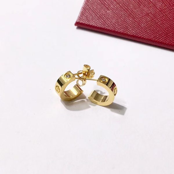 CARTIER LOVE EARRINGS - Image 3