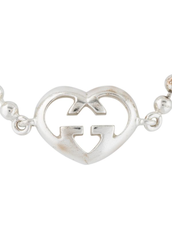 GUCCI Interlocking G Heart Bracelet - Image 3