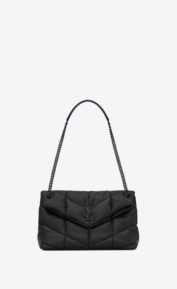 SAINT LAURENT PUFFER SMALL IN NAPPA LEATHER