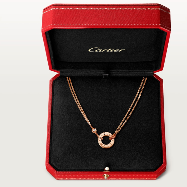 CARTIER LOVE NECKLACE, 2 DIAMONDS - Image 7