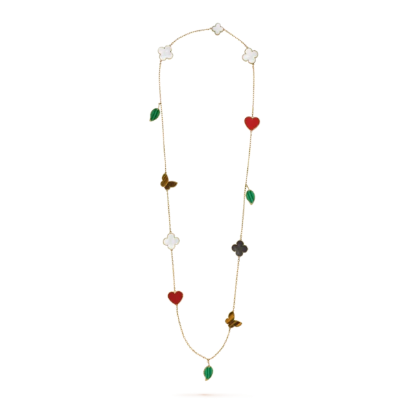 Van Cleef & Arpels Lucky Alhambra long necklace, 12 motifs