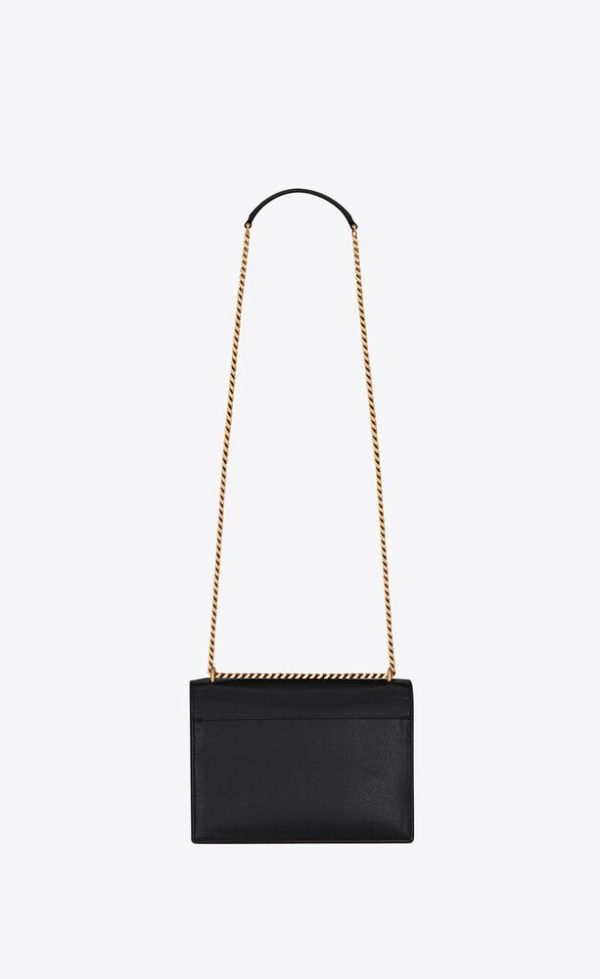 SAINT LAURENT SUNSET MEDIUM IN COATED-BARK LEATHER - Image 5