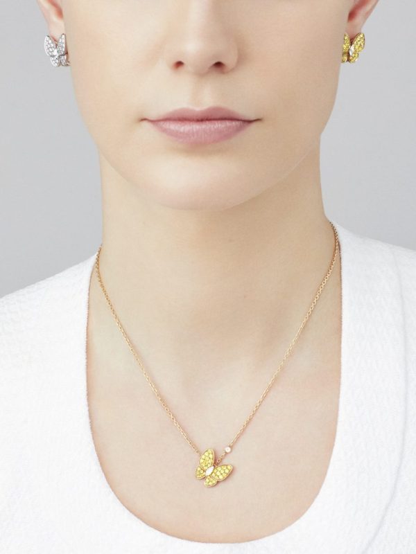Van Cleef & Arpels Two Butterfly pendant - Image 3