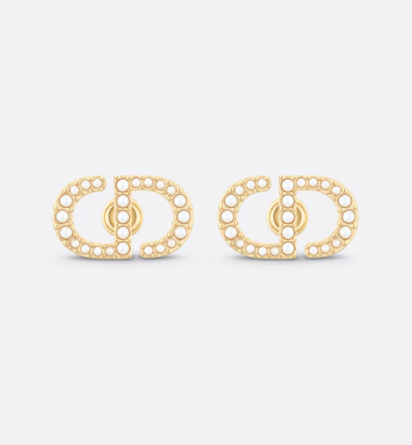 DIOR Petit CD Stud Earrings
