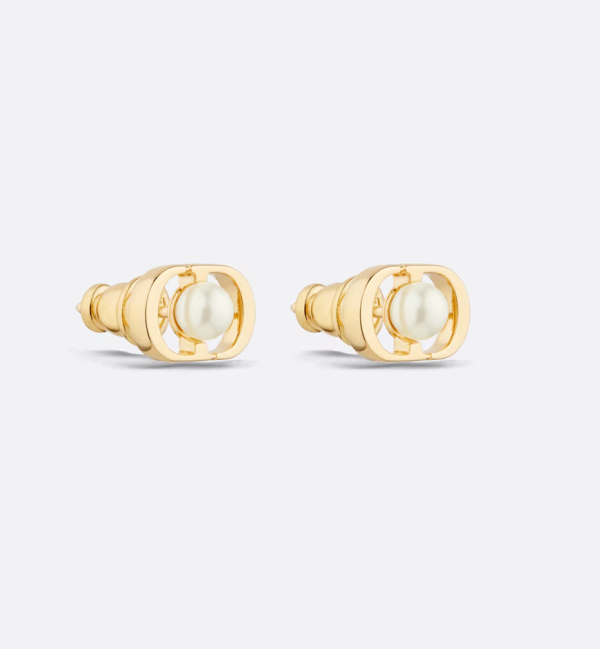 DIOR Petit CD Jolie Mini Stud Earrings - Image 3