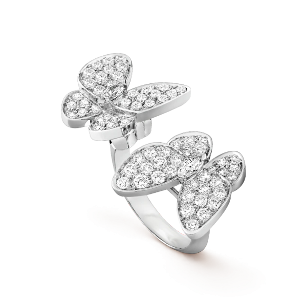 Van Cleef & Arpels Two Butterfly Between the Finger ring